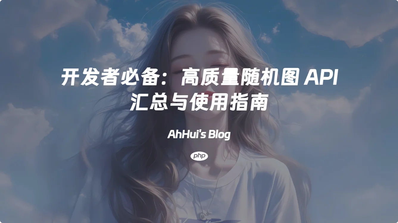 开发者必备：高质量随机图 API 汇总与使用指南